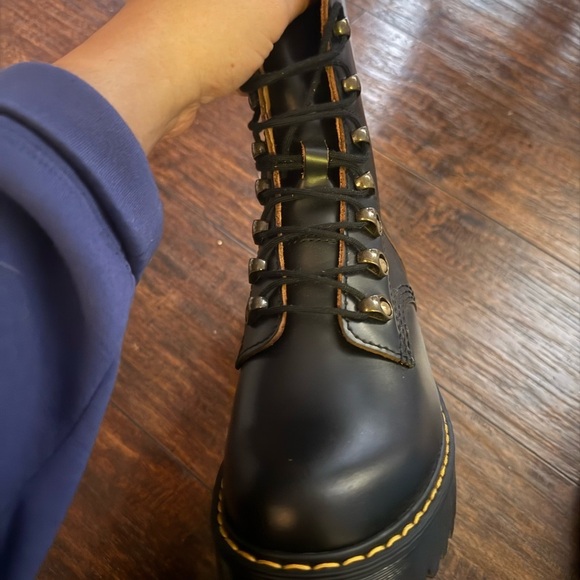 Dr. Martens Black Lace Up Boots - Picture 2 of 4